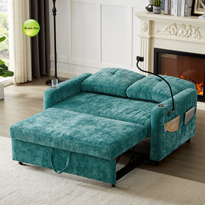 Sofá <span class=keywords><strong>cama</strong></span> extraíble 3 en 1 moderno <span class=keywords><strong>para</strong></span> muebles de sala de estar, sofá de 2 plazas, sofá <span class=keywords><strong>cama</strong></span> <span class=keywords><strong>para</strong></span> <span class=keywords><strong>dormir</strong></span> con soporte <span class=keywords><strong>para</strong></span> teléfono, carga 18042B - Product Image 6