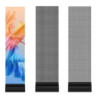 Écran LED holographique transparent supérieur aux films LED traditionnels, sans blocage de la lumière en acier lourd.
