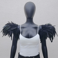 Luxuriöse Spitzen-Federschals Maßgefertigte Hochwertige Farben Komfortables Damen-Erwachsenen-Halloween-Cosplay-Kostüm-Set Fabrik-Großbestellung