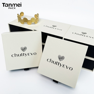 Caja de Joyería de Papel con Logotipo Personalizado para Anillos, Aretes, Pulseras, Colgantes y Collares, Empaque Premium - Product Image 6