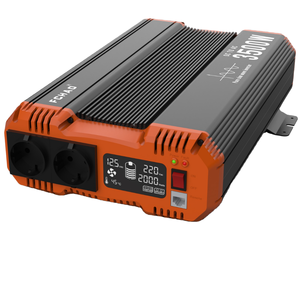 Convertidor de Voltaje Fuera de Red de 12V/24V 48V a CA 220V, Onda Pura, 1000W 2000W 3000W 3500W, para Hogar y Coche, de CC 12V/24V 48V a CA 220V - Product Image 1