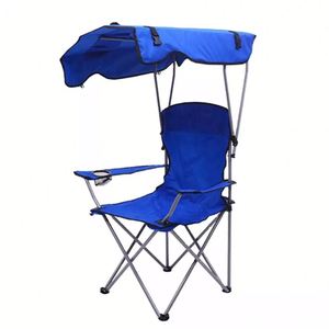 Parasol portable pas cher, pliable, pour le camping, chaise de plage avec ombrage, Silla De Playa - Product Image 4