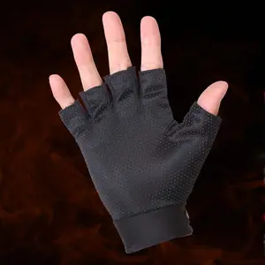 Benutzer definierte Outdoor-Bergsteigen Taktische Handschuhe Trainings handschuhe Fitness-Fahrrad handschuhe Halb finger Sport Radfahren