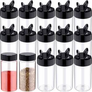 Wholesale Eco-Friendly PET Plastic <b>Spice</b> Bottle & <b>Jar</b> 8oz with Butterfly Cap and Dual/Single Opening - Product Image 1