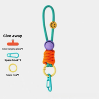 Cordon coloré pour téléphone portable, porte-clés, accroche-sac à dos, porte-gobelet, porte-bouteille d'eau, cordon tressé coloré, cordon de sécurité anti-perte