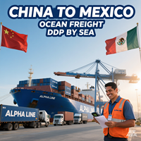 Exportation et Importation de Chine vers Mexico : Logistique de Fret Maritime Porte-à-Porte par Bateau pour LCL et FCL avec DDP DAP