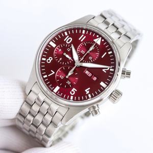 Relojes de Moda en Oferta con Esfera Roja y Correa de Acero Inoxidable - Product Image 3