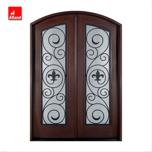 <span class=keywords><strong>Porte</strong></span> <span class=keywords><strong>d</strong></span>'<span class=keywords><strong>entrée</strong></span> principale en bois de chêne avec battant, <span class=keywords><strong>porte</strong></span> extérieure de style patrimonial avec fer forgé et vitrage pour maison de campagne - Product Image 5