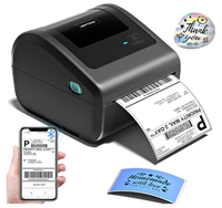 AIMO Nouveautés D450BT Imprimante d'Étiquettes Thermique Bluetooth pour Petites Entreprises, Imprimante d'Étiquettes 4x6, Imprimante d'Étiquettes d'Expédition