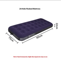 Matelas pneumatique de camping gonflable d'extérieur, lit de voyage, matelas pneumatique épais, portable, lit de couchage gonflable