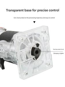 Utensili elettrici legno <span class=keywords><strong>elettrico</strong></span> Trimmer multiuso legno bordo Trimmer taglio legno intaglio macchina macchina elettrica per incisione - Product Image 4