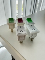 Interrupteur à bascule série KCD avec contacts en argent et cuivre 250V T120 UL TUV, bornes personnalisées pour appareils électroménagers en plastique