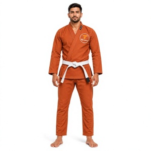 Uniforme de Jiu Jitsu Brasileño de Alta Resistencia, 500 GSM, Tejido de Algodón Perlado, Costuras Reforzadas, Gi de Entrenamiento, Ropa de Combate para Academia, Personalizado OEM - Product Image 1