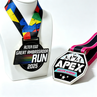 Médaille de marathon personnalisée en métal gravée – Prix de course, récompense sportive, souvenir de compétition, souvenir de finisseur