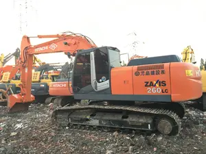 Vente flash : Excavatrice sur chenilles Hitachi ZX260 d'occasion du Japon avec moteur Isuzu, pompe hydraulique et roulement, garantie 1 an - Product Image 5