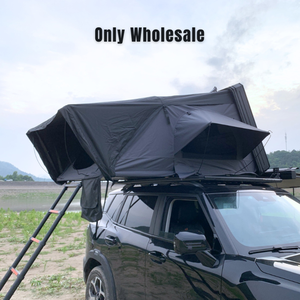 Tente de toit ouvrante latérale 4 saisons Overland 4x4, coque rigide en aluminium, durable, installation rapide, 4 personnes XL, imperméable, SUV, pliable, RTT - Product Image 1