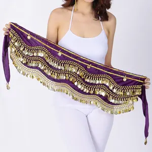 Cadena de Cintura para Danza del Vientre 2025 con Monedas, Lentejuelas y Borlas para Mujer, Falda de Danza del Vientre, <span class=keywords><strong>Accesorios</strong></span> para Disfraces de Danza India - Product Image 3