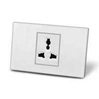 Prise standard européenne 118 avec interrupteur, prise standard européenne simple, double commande, prise de courant de type européen