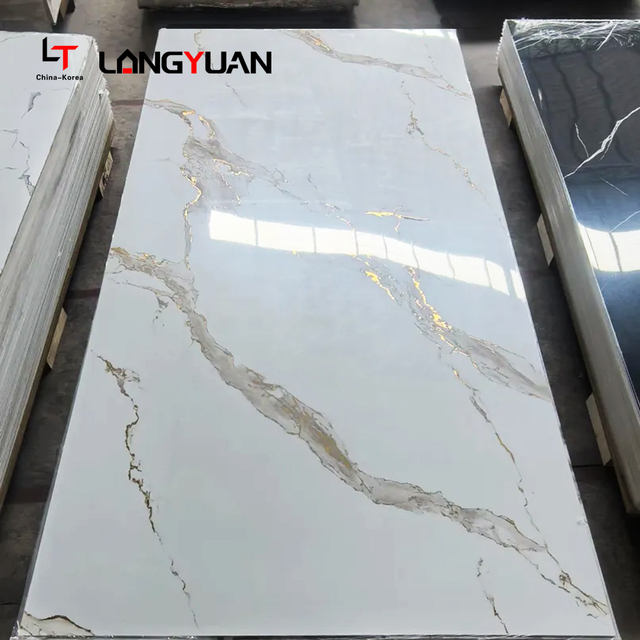 Multiple Style PVC Plastic UV Marble Sheet PVC Composite Marble Wall Panel Board