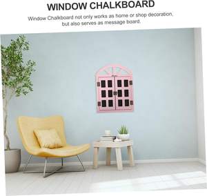 DOITOOL, ventana colgante, pizarra, tablero de mensajes, letrero decorativo de madera para restaurantes, pubs y uso doméstico para notas y especial A - Product Image 4