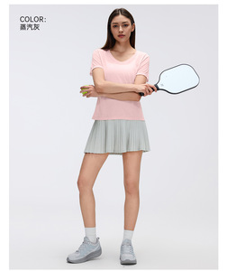 Jupe de tennis pour femme Jupe de golf Athlétique Taille haute avec poche Short intérieur Sport Workout Plissée Pickleball Jupe de golf - Product Image 3