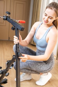 BNcompany Adjustable Resistance Trainer Upper & Lower Limbs Fitness Device Cycle <b>Exercise</b> Mechanical Driving Type - Product Image 3