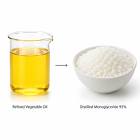 LCHBIO Monoglycéride Distillé 95% 31566-31-1 Poudre de Qualité Alimentaire - Émulsifiant pour Produits de Boulangerie et Laitiers Certifié ISO 22000 HACCP