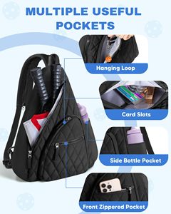Bolsa <span class=keywords><strong>de</strong></span> Hombro para <span class=keywords><strong>Raquetas</strong></span> <span class=keywords><strong>de</strong></span> Pickleball para Mujer y Hombre, Mochila para <span class=keywords><strong>Raquetas</strong></span> <span class=keywords><strong>de</strong></span> Pickleball con Gancho para Valla para <span class=keywords><strong>Raquetas</strong></span> <span class=keywords><strong>de</strong></span> <span class=keywords><strong>Racquetball</strong></span> y Bádminton - Product Image 3
