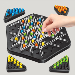 Juego de Ajedrez de Goma STEM, Multijugador, Entrenamiento de Pensamiento, Juguete Interactivo de Escritorio para Niños, Rompecabezas de Cadena Triangular - Product Image 2