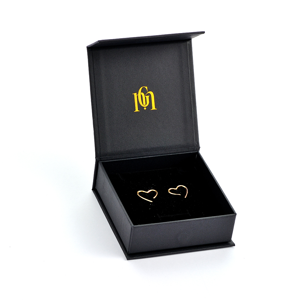 Black 9*9*3.2cm magnetic box