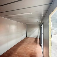 Maison préfabriquée écologique, design détachable, taille personnalisée, structure en acier pour camping extérieur, maison conteneur détachable