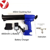 Pistol Caulking Tanpa Kabel Listrik Grosir dengan Dua Kartrid Bertenaga Baterai Li-ion