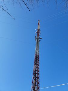 Mạ kẽm nhúng nóng guyed dây 3/4 chân thép mast Lưới lò vi sóng Viễn Thông tháp - Product Image 3