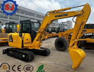 Excavadora de cadenas pequeña usada original Komatsu PC56 de 5 toneladas, excavadora hidráulica pequeña PC18MR PC30 PC35 PC45 PC50 PC55 en venta - Product Image 4