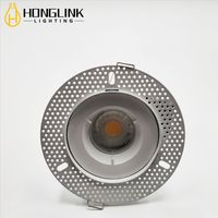 Couvercle en aluminium multicolore Projecteur résistant au feu Blanc chaud 3000K Feu résistant GU10 Led Down Lamp Encastré GU10 Downlight