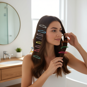 Fermagli per capelli colorati da 13 cm per donne e ragazze - Product Image 1
