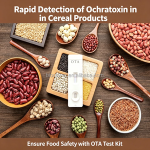 OTA <strong>Ochratoxin</strong> A Rapid <strong>Test</strong> Card Mycotoxin Detection Kit for Grain Coffee Wine Corn Food Safety Analysis - Product Image 3