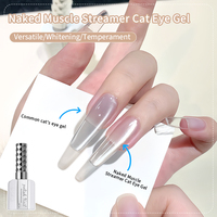 OEM 16ml Glitter Crystal Silver Cat Eye UV Gel Star Light Cat Eye Gel