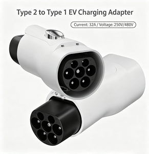 Adaptador de Carga para Vehículos Eléctricos Trifásico de 32A Tipo 2 a GBT con Protección IP55, Enchufe de Salida y Conectores a Presión - Product Image 3