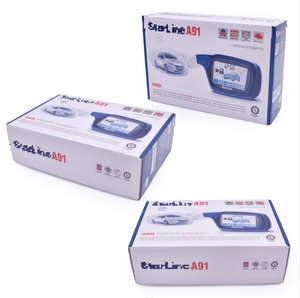 Kit di Sicurezza per Auto Versione Russa <span class=keywords><strong>Star</strong></span> <span class=keywords><strong>Line</strong></span> A91 Sistema di Allarme Bidirezionale con Monitor LCD Telecomando Funzione di Accesso Senza Chiave - Product Image 1