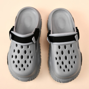 <b>Clogs</b> For Men And Women Summer Thick Soled Breathable EVA Outdoor Sandals White Fruit Green Black Gray 36 45 - Product Image 4
