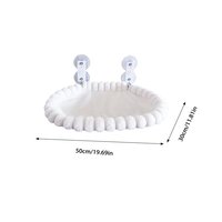 Hamac de fenêtre pliable pour chat avec 4 grandes ventouses, perchoir en peluche robuste pour chats de grande taille, pour l'intérieur