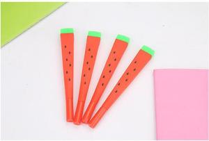 Kawaii pastèque Gel stylo écriture école fournitures de <span class=keywords><strong>bureau</strong></span> étudiant papeterie doux belle drôle 0.5mm Gel stylo encre noire - Product Image 5