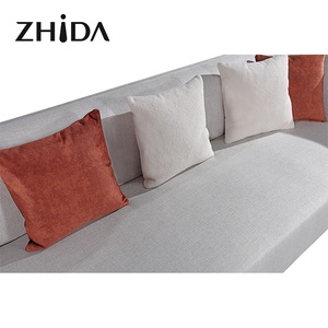 Zhizhida — ensemble canapé 3 places, meubles de maison, salon, accoudoir incurvé de luxe, en tissu, vente en gros - Product Image 4