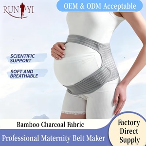 Fascia Addominale Regolabile Traspirante, Cintura Premaman per Supporto Addominale, Fascia per Gravidanza in <span class=keywords><strong>Carbone</strong></span> di Bambù - Product Image 1