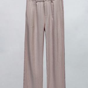 Pantalones de Traje Casuales para Mujer al por Mayor, Personalizados OEM/ODM, Pantalones de Cintura Alta para Mujer - Product Image 5