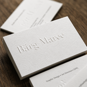 Tarjeta de Visita Personalizada con Estampado en Caliente, Relieve, UV Localizado, Esquinas Redondeadas, Papel de Algodón, Laminación en Blanco Calizo, Tarjeta de Visita - Product Image 6