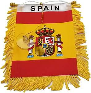 <span class=keywords><strong>España</strong></span> Espejo retrovisor para <span class=keywords><strong>coche</strong></span> Bandera colgante Banderín Gráficos impresos digitales <span class=keywords><strong>Seguro</strong></span> automotriz Agricultura Educación Agencia <span class=keywords><strong>de</strong></span> viajes - Product Image 3