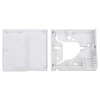 FTTH 1 noyau de plaque de façade de fibre optique blanc plastique ABS FTTH Roseta Optica boîte à bornes à fibre optique de bureau