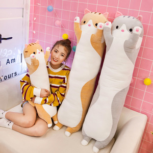 Long <b>Cat</b> Pillow Plush Toy Soft Stuffed Animal Pillow For Kids And Adults Unisex <b>Gift</b> - Product Image 2